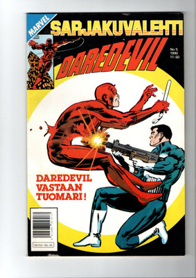 MARVEL SARJAKUVALEHTI n:o 5 1990 DAREDEVIL vastaan Tuomari