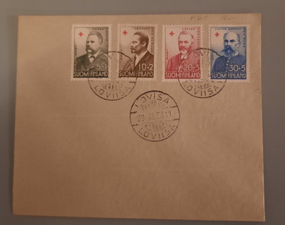 FDC Suomi 1956 PR srj blanco