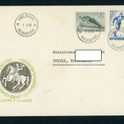 FDC 1958 F.I.S. Hiihdon MM-kilpailut Lahdessa + tuloleima - pikkukuva 1