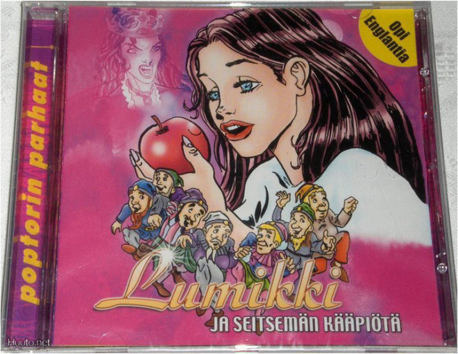 LUMIKKI ja SEITSEMÄN KÄÄPIÖTÄ - CD ROM  [Opi Englantia]