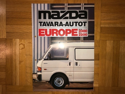 Mazda tavara-autot Europe 2000 ja 2200, 1986 ?