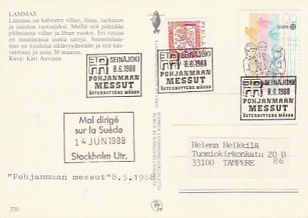 ERIKOISLEIMA , Pohjanmaan Messut, Seinäjoki 8.6.1988