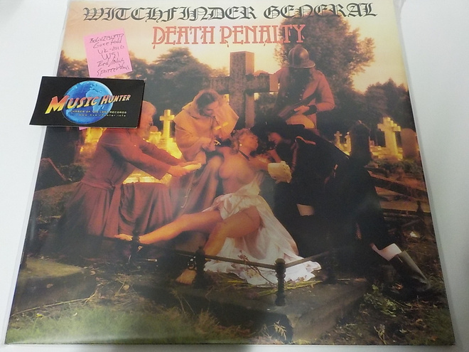 WITCHFINDER GENERAL - DEATH PENALTY UUSI  2010 PRESS LP+