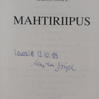 Martin Gimpl : Mahtiriipus (signeerattu, tekijän omiste) - pikkukuva 3
