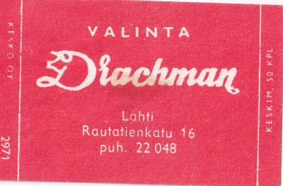 Lahti, Valinta Drachman , Kesko 2971 .s44