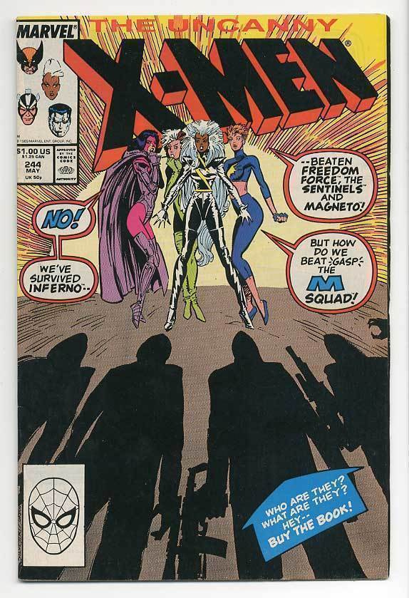 The Uncanny X-Men #244 (Marvel, May 1989)