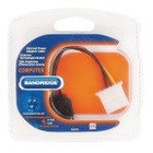Bandridge Virtasovitinkaapeli Molex Naaras - SATA Uros 0.15m - pikkukuva 4