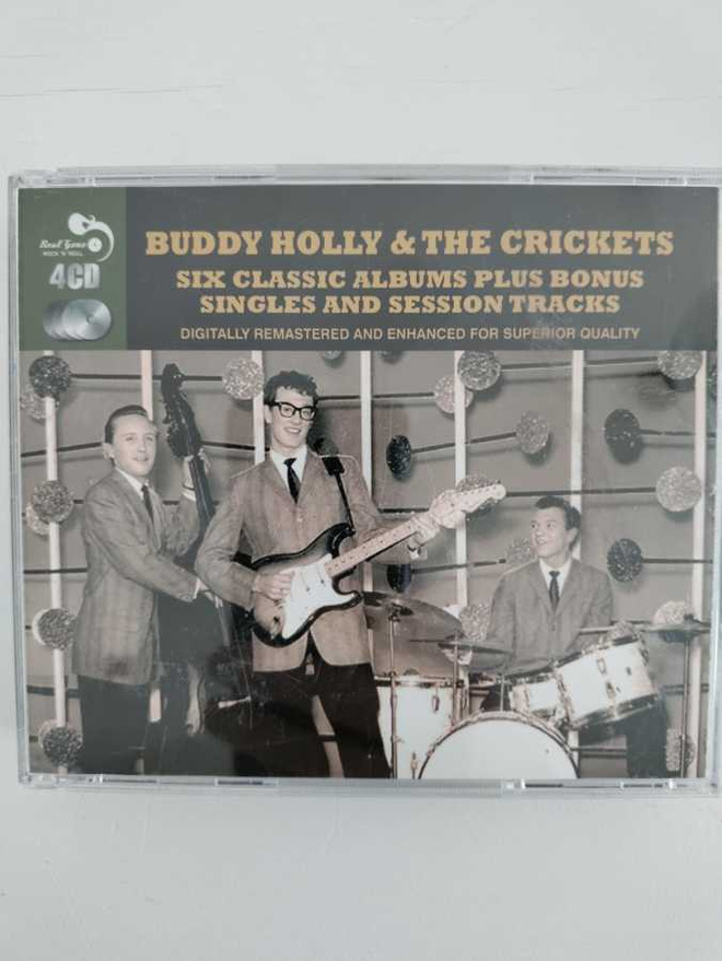 BUDDY HOLLY - 6 CLASSIC LP BONUS 45'S SESSION TRACKS 4CD