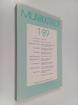 Musiikkitiede 1/1989