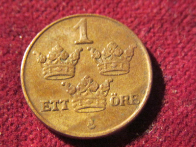 1 öre 1950 Ruotsi-Sweden