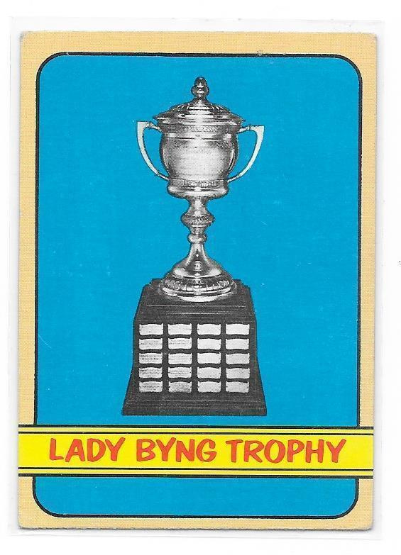 1972-73 Topps #175 Lady Bing Trophy NHL