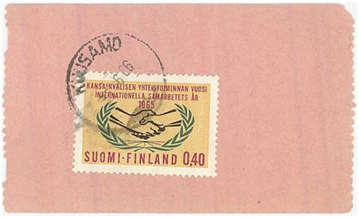 1965 kansainvälinen yhteistoiminta - postiautoaseman säilyty