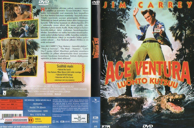 Ace Ventura-Luonto Kutsuu	(999)	K	-FI-	DVD	suomik.		jim carr