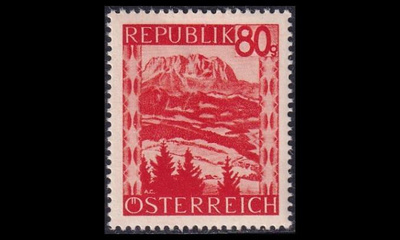 Itävalta 848 ** Maisemia 80 g (1947)