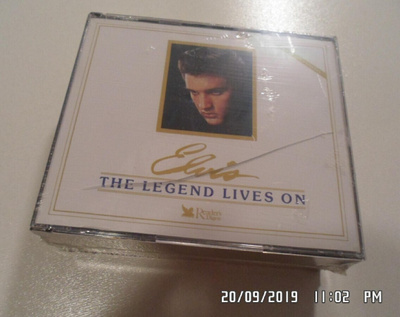 cd, Elvis Presley - The Legend Lives On (2cd) UUSI / New (Re