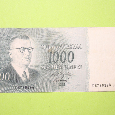 1000 Markkaa 1955