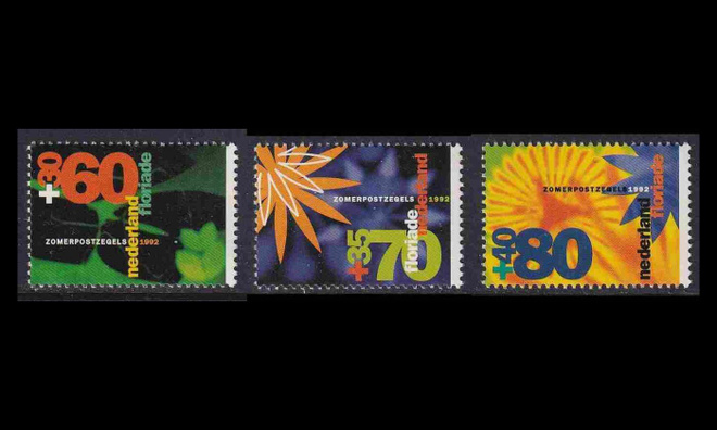 Alankomaat 1436-8 ** Hyväntekeväisyys kukkia (1992)