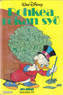 Aku Ankan Taskukirja 28 Rohkea rokan syö (3p. 1992)