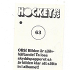 1974-75 SWE Williams #63 Sergei Kapustin , CCCP - pikkukuva 2