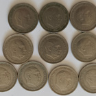 10 kpl Espanja 5 ptas1959-1974, 2 kuvaa - pikkukuva 2
