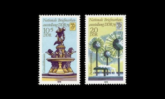 DDR 2441-2 ** Postimerkkinäyttely (1979)