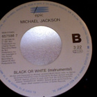 MICHAEL JACKSON  ::  BLACK OR WHITE  ::  VINYYLI  7"    1991 - pikkukuva 4