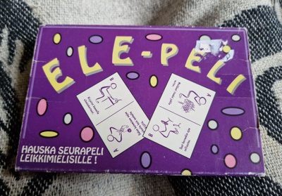 Ele-Peli Paletti. Vintage korttipeli