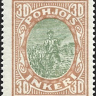 1920 Pohjois-Inkeri 30 p ** LaPe P-I 9 postituore - pikkukuva 1