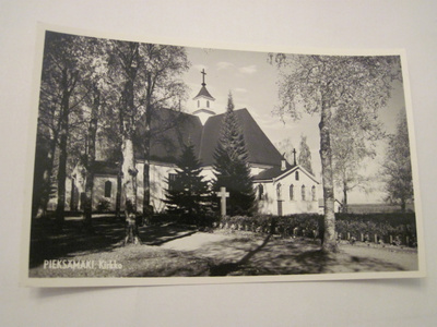 VANHA Postikortti Pieksamäki 1950-l Alkup.Mallikappale