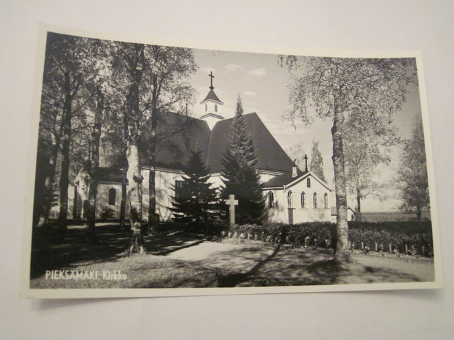VANHA Postikortti Pieksamäki 1950-l Alkup.Mallikappale