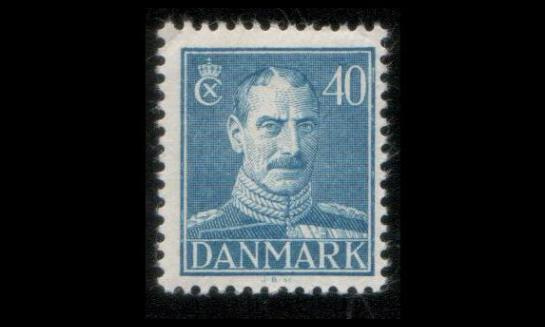 Tanska 275 ** Christian X 40 öre (1942)