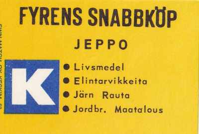 Jeppo, Fyrens Snabbköp,  b426