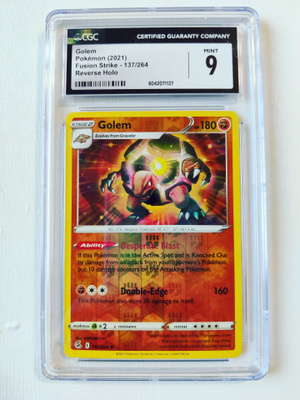 Golem Fusion Strike 137/264 CGC 9