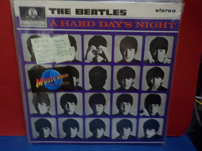 THE BEATLES - A HARD DAYS NIGHT STEREO SWE -70 EX/EX- LP