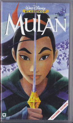 Mulan (Disney) VHS puhuttu suomeksi
