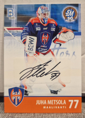 2024-25 Blueline Tappara - Autographs Juha Metsola /10