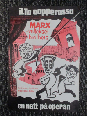 Ilta oopperassa (1935) - elokuvajuliste - RE1972 - Marx Bros