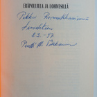 Pentti H. Tikkanen : Eräpoluilla ja lohivesillä (signeera... - pikkukuva 3
