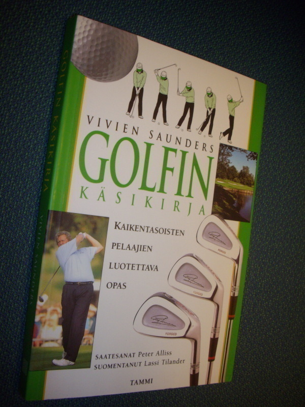 Vivien Saunders: GOLFIN KÄSIKIRJA  (5.p.2002) Sis.postikulut