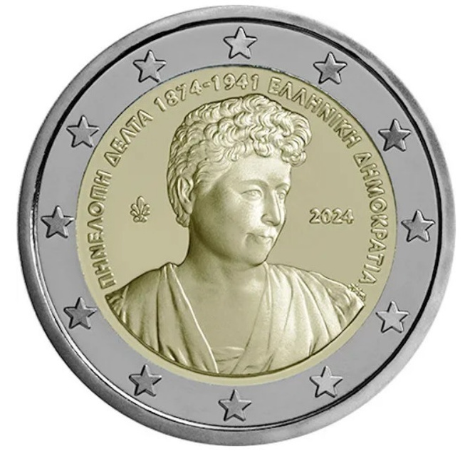 ** KREIKKA 2€ 2024 Penelope Delta pillerissä **