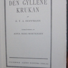 E. T. A. Hoffmann: Den gyllene krukan. 140 s. - pikkukuva 3