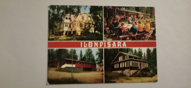 ILONPISARA, Hatunniemi Hämeenlinna, kulkematon postikortti
