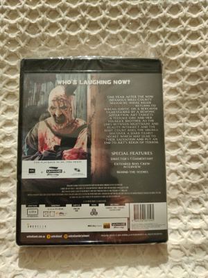 Terrifier 2 4k ultra hd uusi.