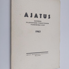 Ajatus 25 : Suomen filosofisen yhdistyksen vuosikirja 1963 - pikkukuva 1