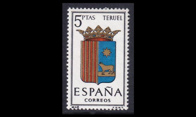 Espanja 1586 ** Vaakuna Teruel (1965)
