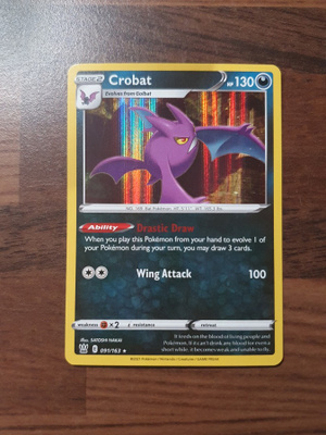 Pokemon Crobat 091/163 Holo Rare