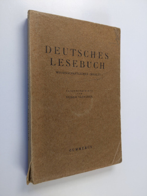 Veikko Väänänen : Deutsches Lesebuch wissenschaftlichen I...