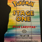 Larvitar die cut Pokemon Topps - pikkukuva 2