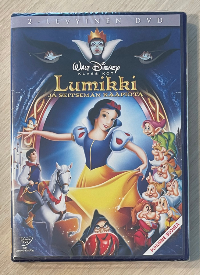 Walt Disney: Lumikki ja seitsemän kääpiötä (2DVD) *UUSI*