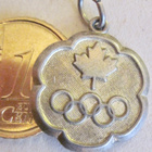 VANHA Merkki Riipus Olympia Canada Montreal 1976 Hopeaa 925 - pikkukuva 1